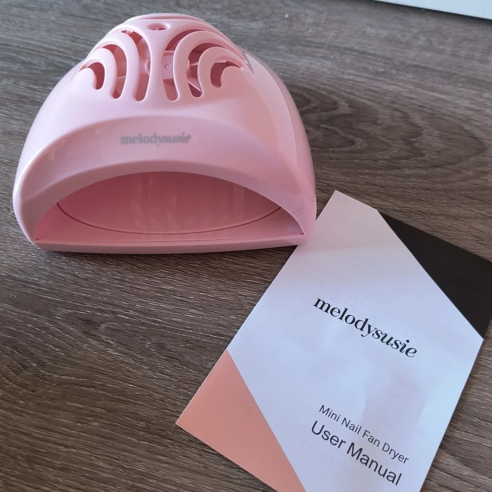 Pink Kids Nail Dryer New In Box Portable Battery Powered Mini Fan Quick Dry